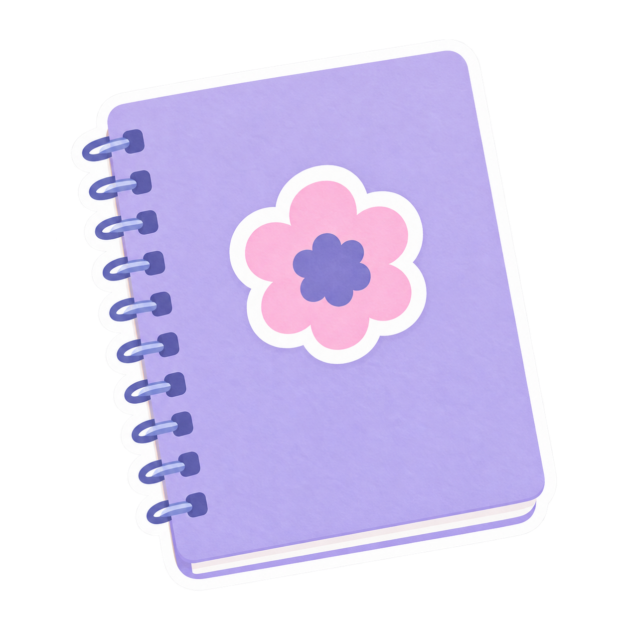 Caderno artesanal com muito amor